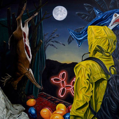 You listened to my silence holding a cold rock in your hand. Now you're silent.