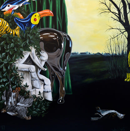 I feel taste of a human skin in my mouth